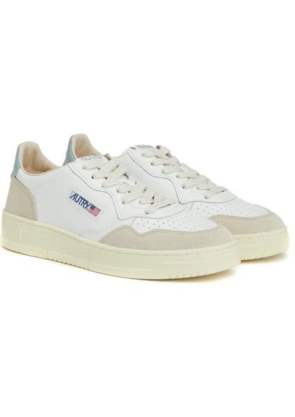 Mavi Beyaz Kadın Deri Sneaker fiyatları