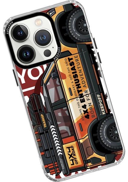 iPhone 15 Pro Max Cross Country Travel Magsafe Kapak - Desert