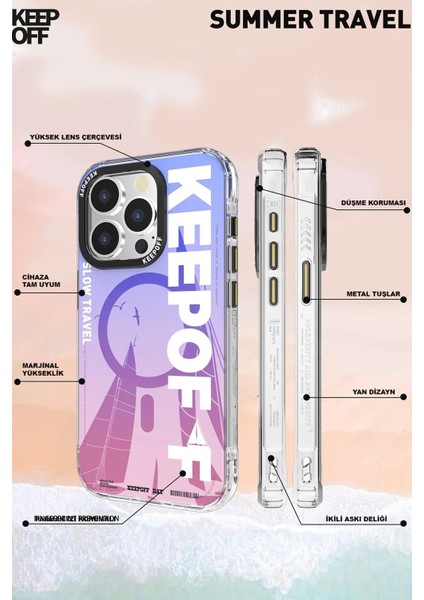 iPhone 15 Pro Max Summer Travel Magsafe Kapak - Quiet Wandering