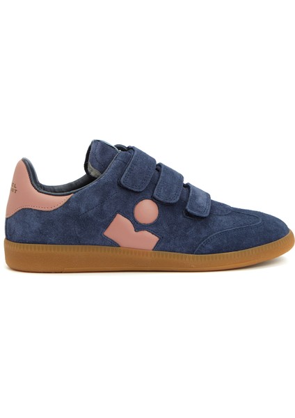 Lacivert Kadın Deri Sneaker