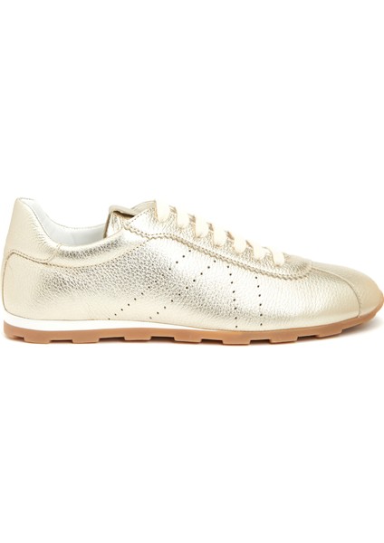 Gold Kadın Deri Sneaker