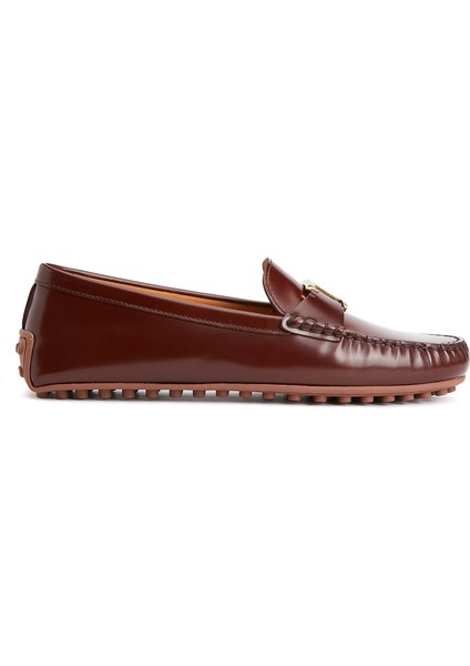 Kahverengi Kadın Deri Loafer