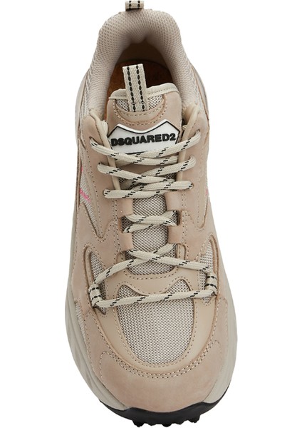 Dean & Dan Bej Kadın Deri Sneaker