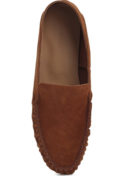 Bon Bon Kahverengi Kadın Süet Loafer fırsatları