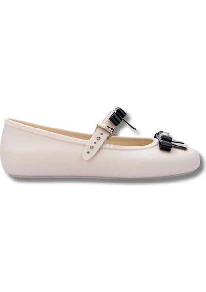 Soft Ballerina Bow Ad Bej Kadın Babet