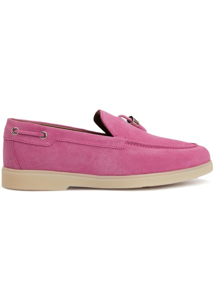 The Maui Pembe Kadın Deri Loafer