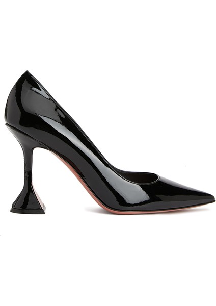 Siyah Deri Stiletto