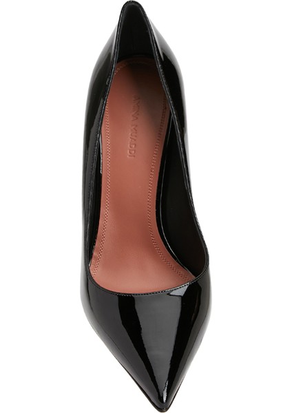 Siyah Deri Stiletto