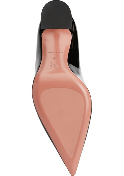 Siyah Deri Stiletto