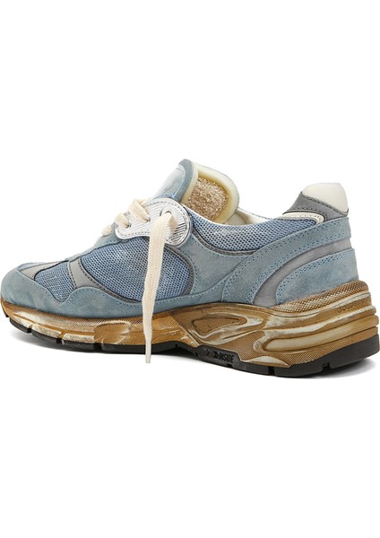 Dad Star Mavi Kadın Deri Sneaker modelleri