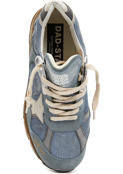 Dad Star Mavi Kadın Deri Sneaker fırsatları