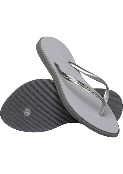Slim Point Silver Kadın Plaj Terliği