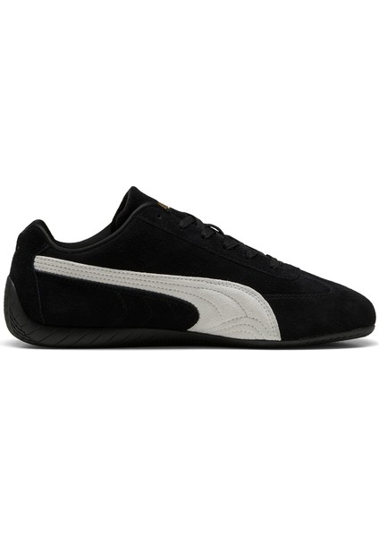 Speedcat Og Siyah Beyaz Kadın Deri Sneaker