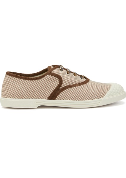 Bej Kahve Kadın Sneaker