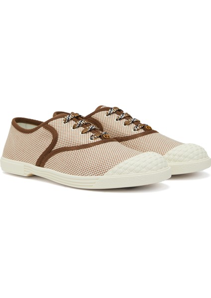 Bej Kahve Kadın Sneaker