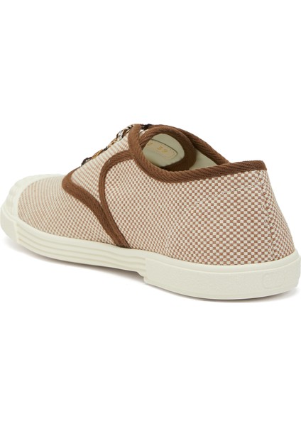 Bej Kahve Kadın Sneaker