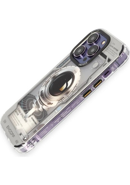 iPhone 14 Pro Max Kılıf Clone Space Magsafe Kapak - Clone - 4