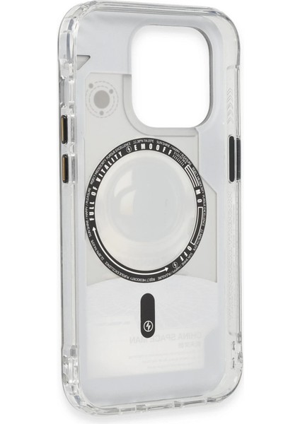 iPhone 14 Pro Max Kılıf Clone Space Magsafe Kapak - Clone - 4