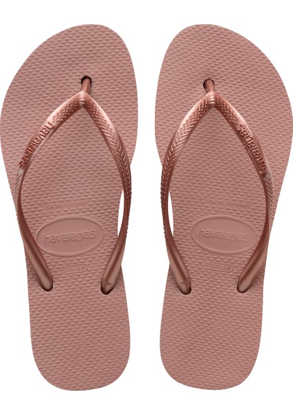 Slim Flatform Açık Pembe Kadın Plaj Terliği