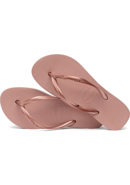 Slim Flatform Açık Pembe Kadın Plaj Terliği