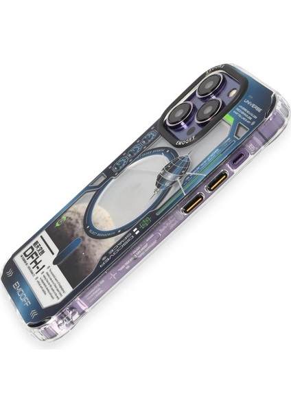 iPhone 14 Pro Max Kılıf Clone Space Magsafe Kapak - Clone - 5