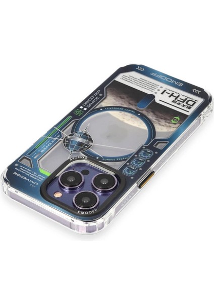 iPhone 14 Pro Max Kılıf Clone Space Magsafe Kapak - Clone - 5