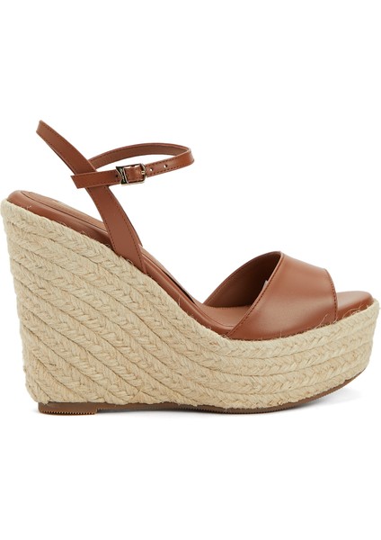 Taba Kadın Deri Espadril