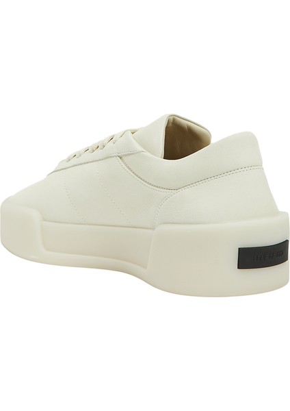 Aerobic Low Ekru Kadın Deri Sneaker modelleri