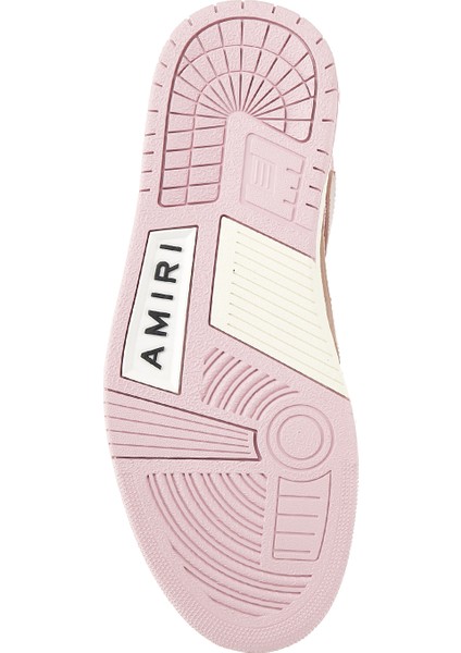 Beyaz Pembe Kadın Deri Sneaker indirimleri