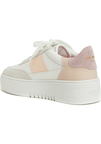 Orbit Vintage Pembe Beyaz Kadın Deri Sneaker modelleri