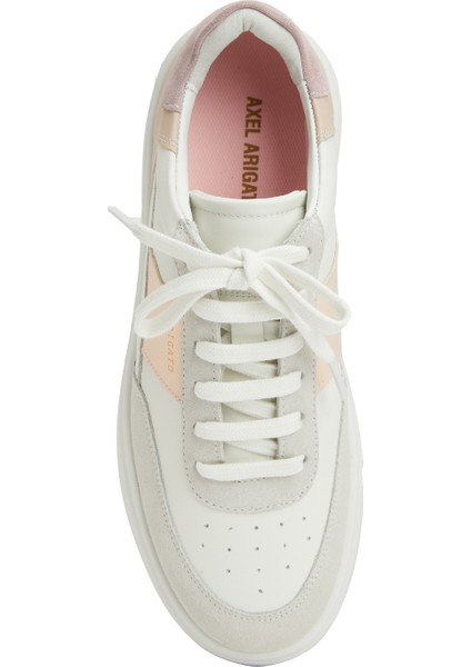 Orbit Vintage Pembe Beyaz Kadın Deri Sneaker fırsatları