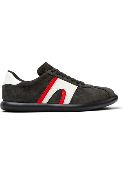 Pelotas Soller Gri Nubuk Deri Kadın Sneaker K201608-009