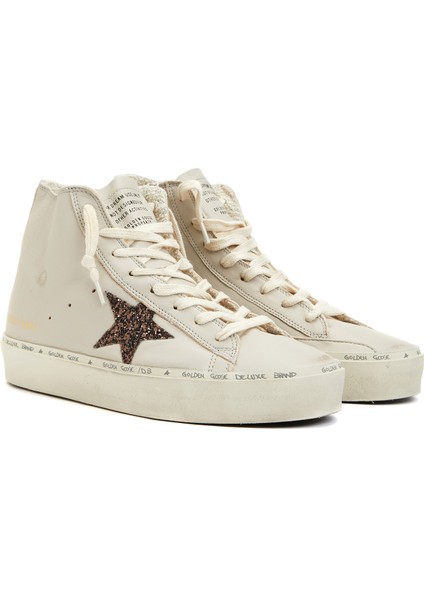 Francy Bej Kahve Kadın Deri Sneaker