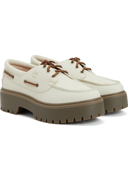 Strone Street Krem Kadın Deri Loafer fiyatları