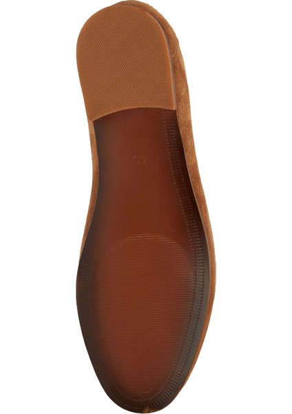 Camel Kadın Deri Loafer