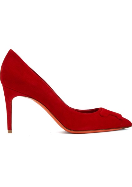 Sibille Kırmızı Deri Stiletto