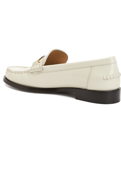 Kırık Beyaz Kadın Deri Loafer modelleri