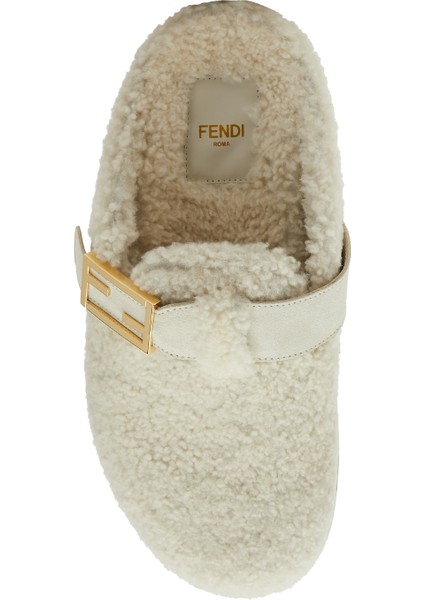 Feel Bej Kadın Shearling Terlik fırsatları