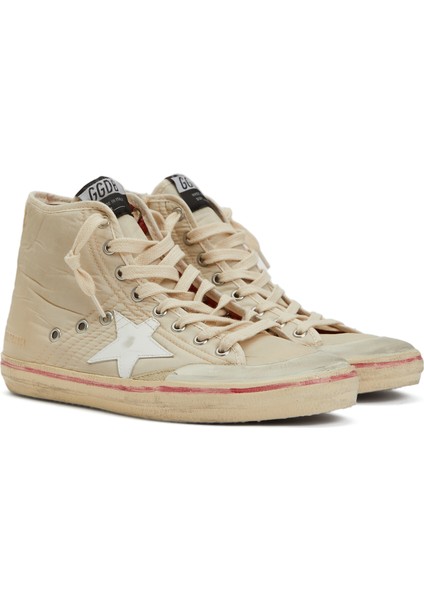 Francy Krem Kadın Bilek Boy Sneaker fiyatları