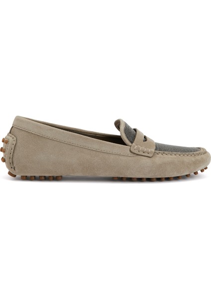 Vizon Kadın Deri Loafer