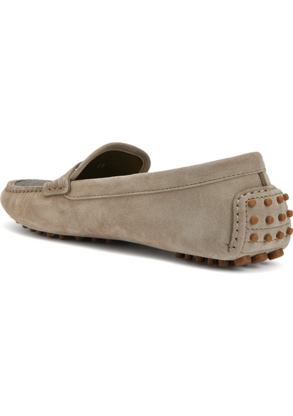 Vizon Kadın Deri Loafer modelleri