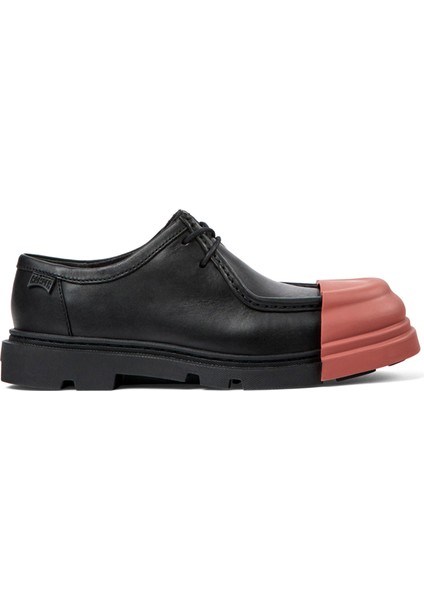 Smr Siyah Deri Kadın Sneaker