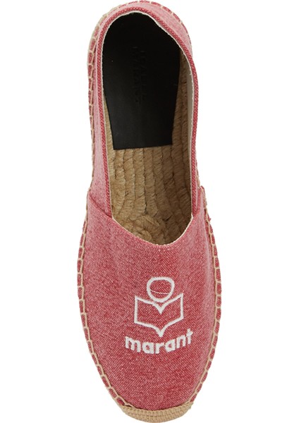 Canae Pembe Logo Nakışlı Kadın Espadril fırsatları