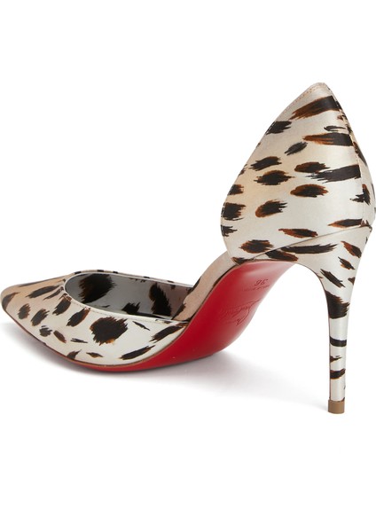 Iriza Leopar Desenli Ipek Stiletto