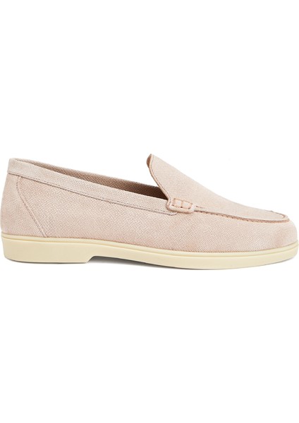Pudra Kadın Deri Loafer