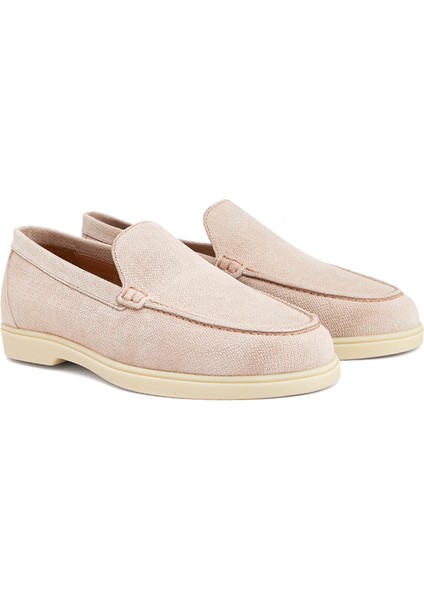 Pudra Kadın Deri Loafer