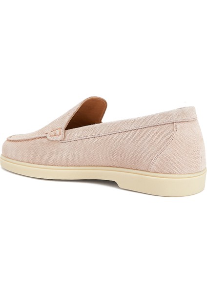 Pudra Kadın Deri Loafer