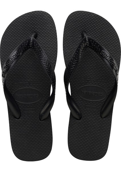 Top Flip Flops Siyah Kadın Plaj Terliği