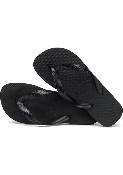 Top Flip Flops Siyah Kadın Plaj Terliği