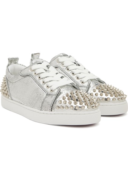 Louise Junior Spikes Silver Kadın Deri Sneaker fiyatları